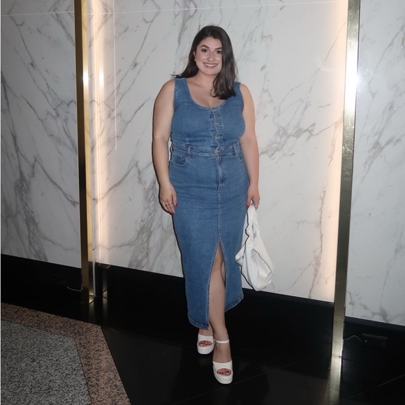 Jean Denim Dress - Picture 2 of 4